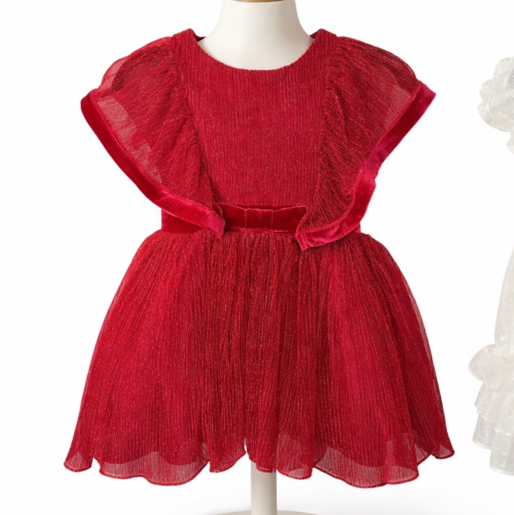 Kensie Girl Sparkling Red Formal Dress